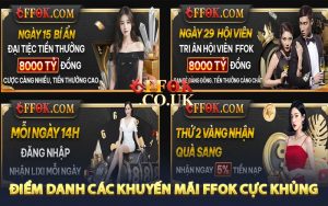 Điểm danh các khuyến mãi FFOK cực khủng