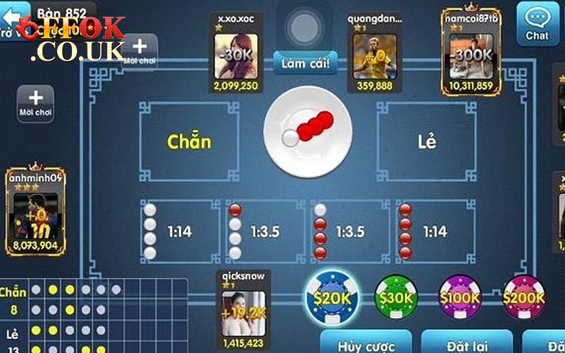 Chi tiết về luật chơi xóc đĩa